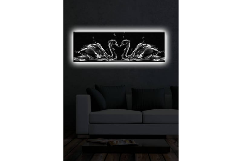 Dekorativ Canvasbilde LED-belysning - Flerfarget - Innredning - Bilder & kunst - Lerretsbilder