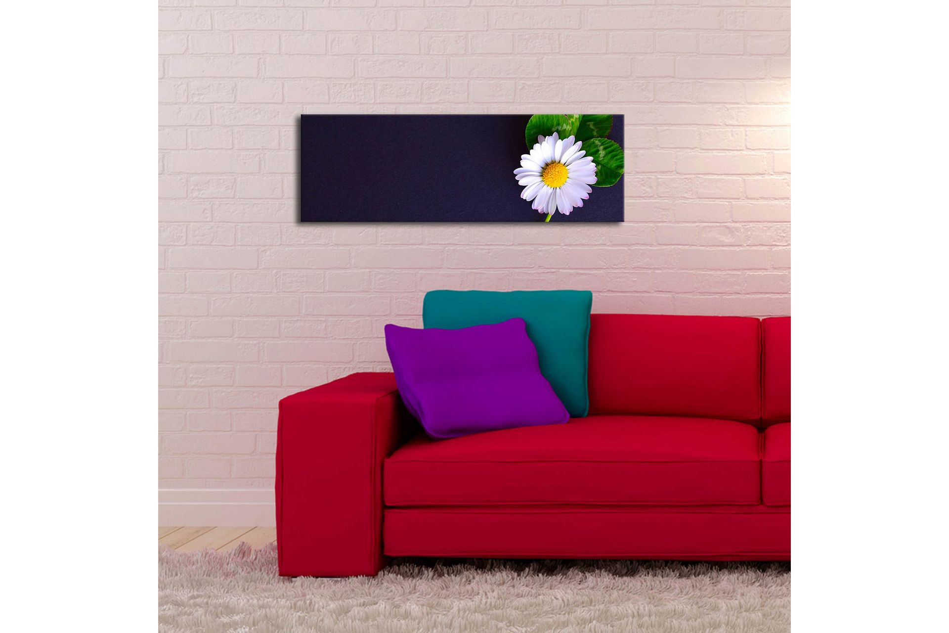 Dekorativ Canvasbilde LED-belysning - Flerfarget - Innredning - Bilder & kunst - Lerretsbilder
