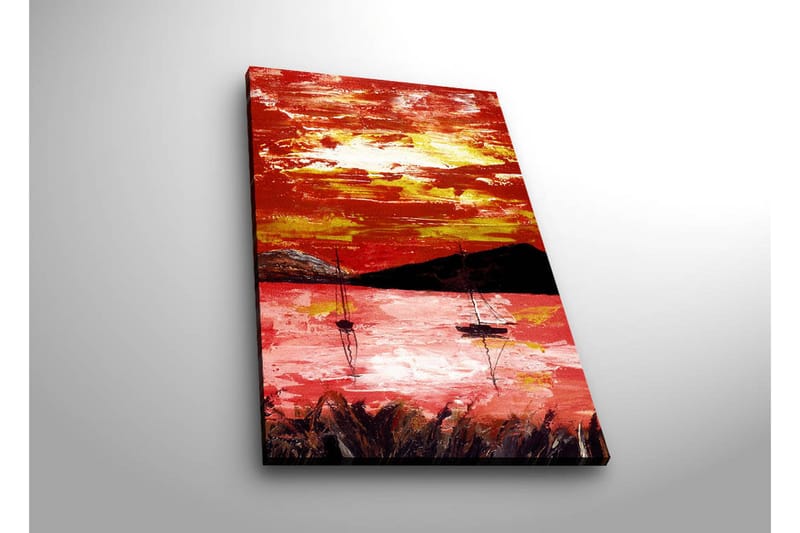 Dekorativ Canvasbilde LED-belysning - Flerfarget - Innredning - Bilder & kunst - Lerretsbilder