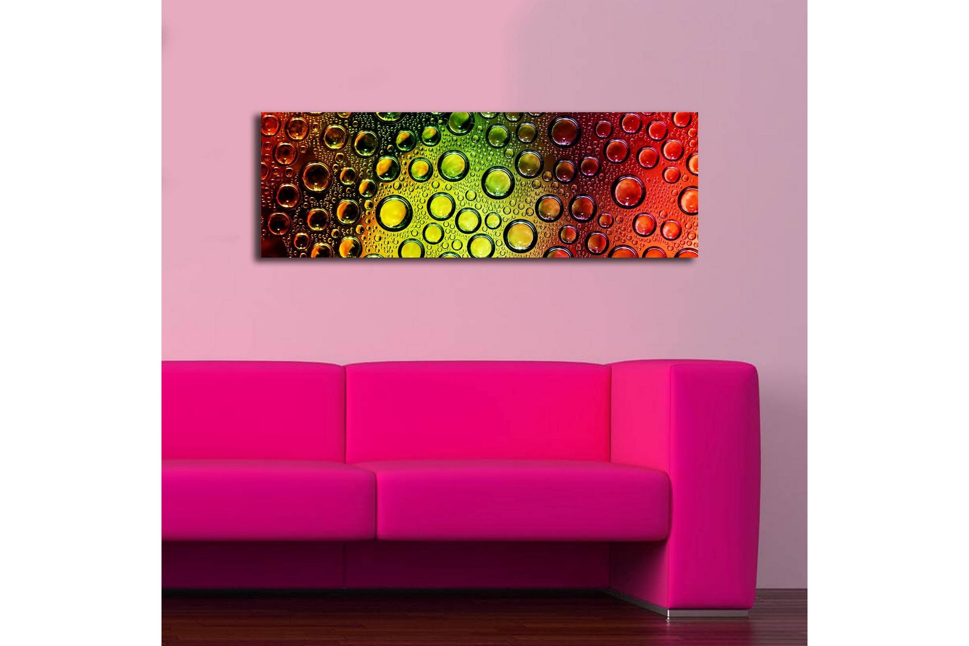 Dekorativ Canvasbilde LED-belysning - Flerfarget - Innredning - Bilder & kunst - Lerretsbilder