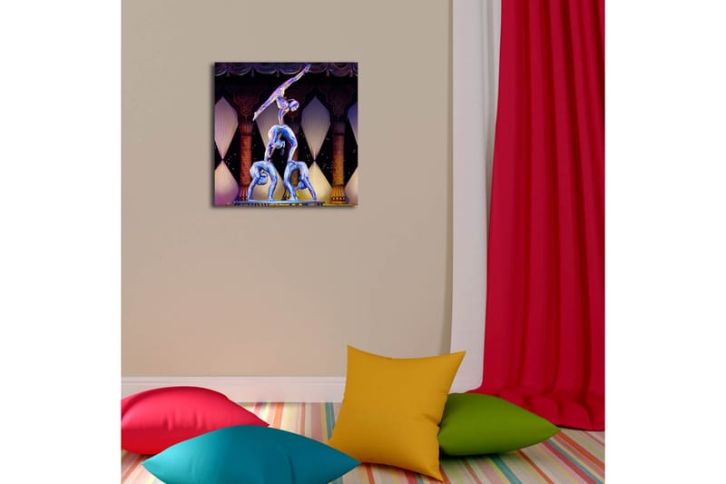 Dekorativ Canvasbilde LED-belysning - Flerfarget - Innredning - Bilder & kunst - Lerretsbilder
