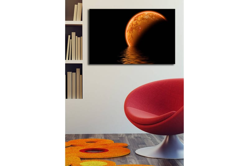 Dekorativ Canvasbilde LED-belysning - Flerfarget - Innredning - Bilder & kunst - Lerretsbilder