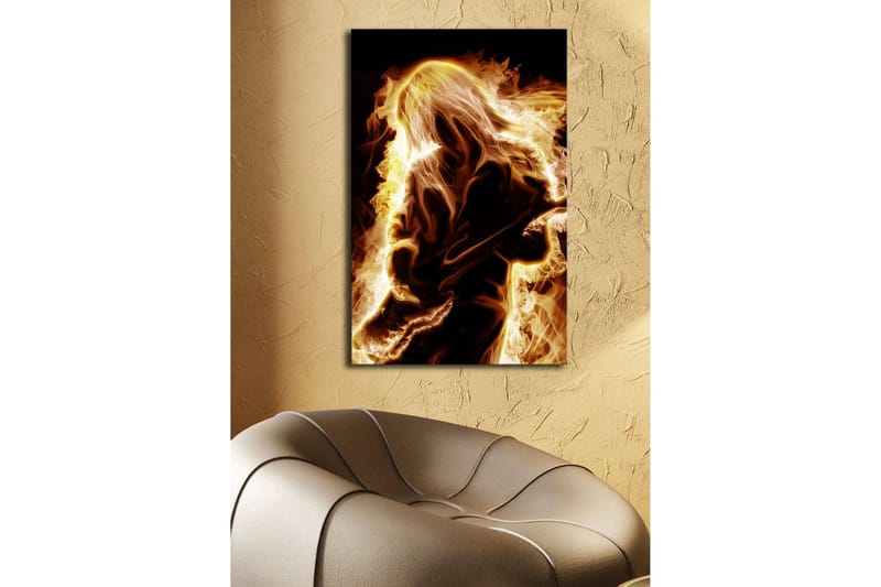 Dekorativ Canvasbilde LED-belysning - Flerfarget - Innredning - Bilder & kunst - Lerretsbilder