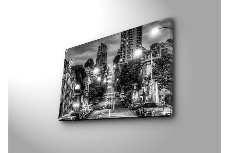 Dekorativ Canvasbilde LED-belysning - Flerfarget - Innredning - Bilder & kunst - Lerretsbilder
