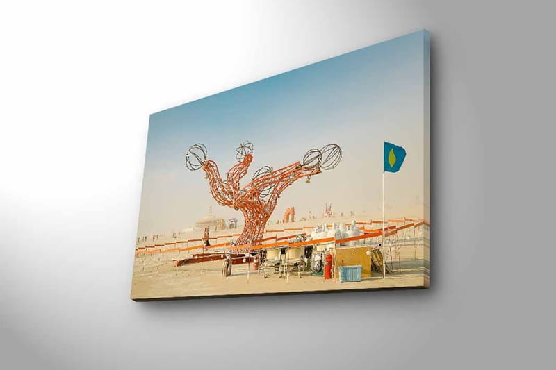 Dekorativ Canvasbilde med LED 45x70 cm - Flerfarget - Innredning - Bilder & kunst - Lerretsbilder