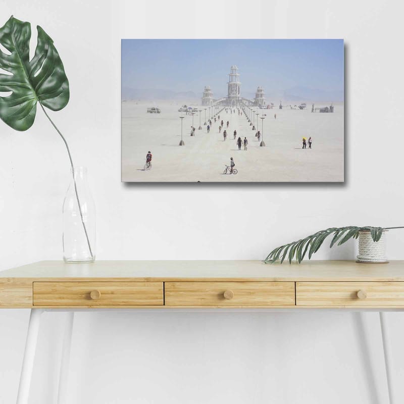 Dekorativ Canvasbilde med LED 45x70 cm - Flerfarget - Innredning - Bilder & kunst - Lerretsbilder