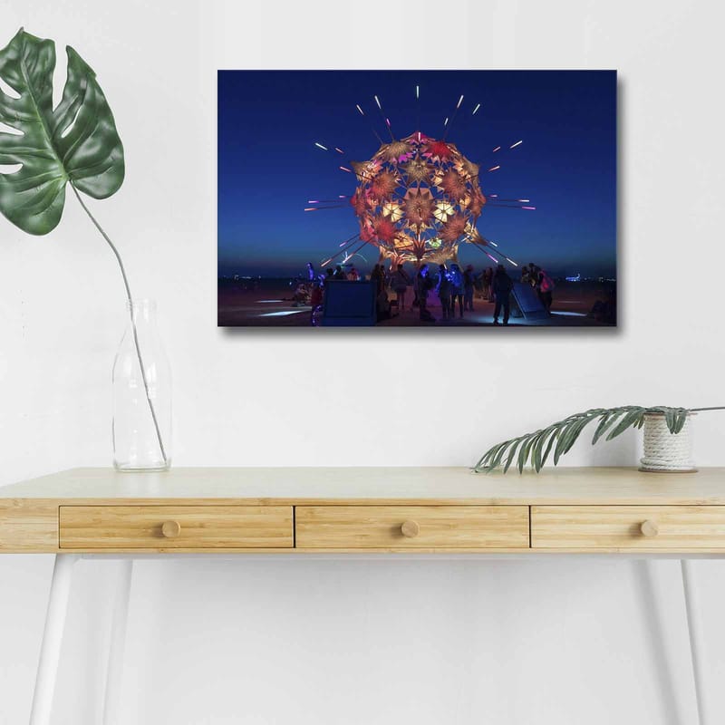 Dekorativ Canvasbilde med LED 45x70 cm - Flerfarget - Innredning - Bilder & kunst - Lerretsbilder
