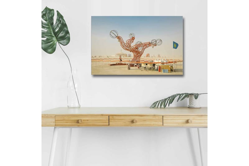 Dekorativ Canvasbilde med LED 45x70 cm, Flerfarget