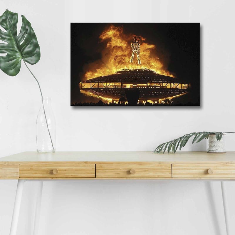 Dekorativ Canvasbilde med LED 45x70 cm, Flerfarget