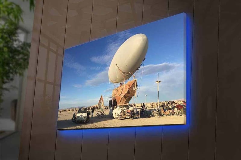 Dekorativ Canvasbilde med LED 45x70 cm, Flerfarget
