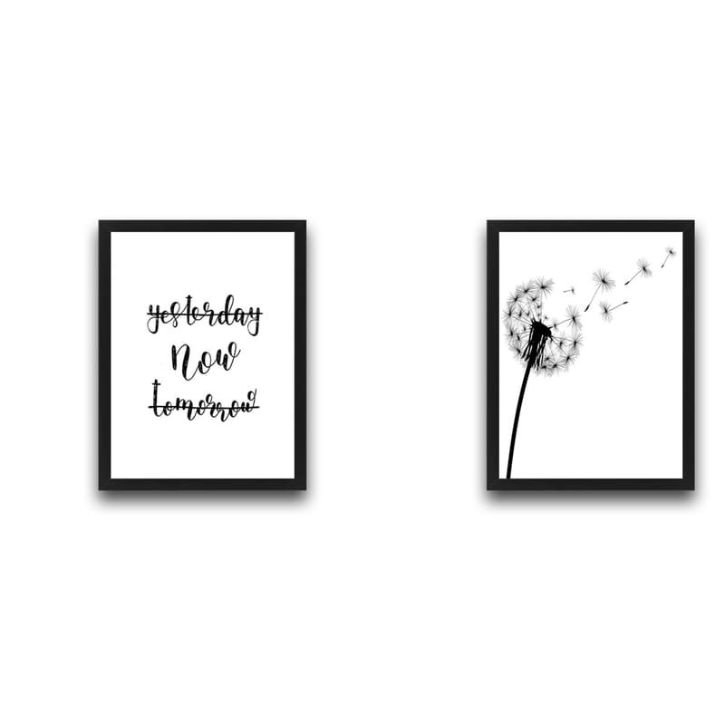 Dekorativ InnRammemet maling 2-Deler 30x40 cm - Flerfarget - Innredning - Bilder & kunst - Lerretsbilder