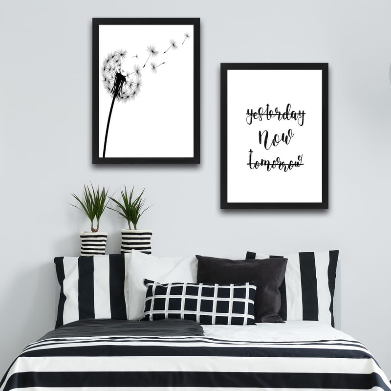 Dekorativ InnRammemet maling 2-Deler 30x40 cm - Flerfarget - Innredning - Bilder & kunst - Lerretsbilder