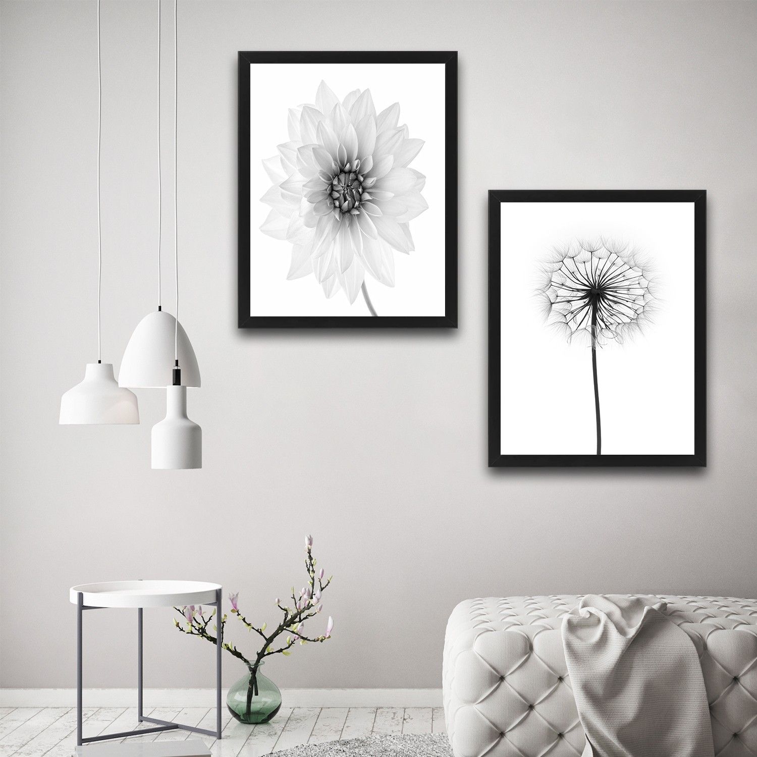 Dekorativ InnRammemet maling 2-Deler 30x40 cm - Flerfarget - Innredning - Bilder & kunst - Lerretsbilder