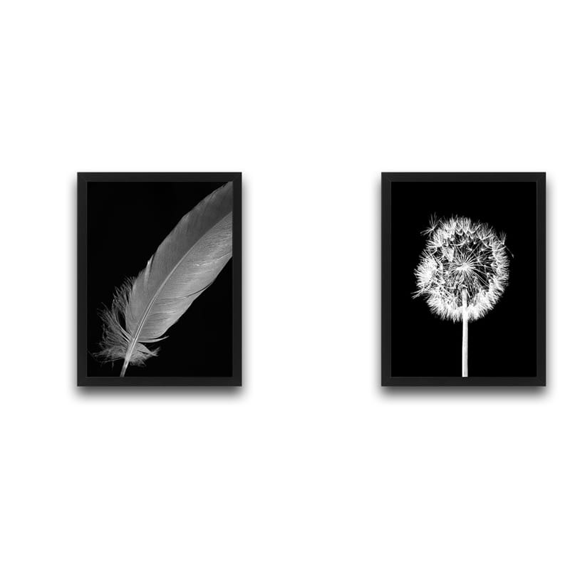 Dekorativ InnRammemet maling 2-Deler 30x40 cm - Flerfarget - Innredning - Bilder & kunst - Lerretsbilder