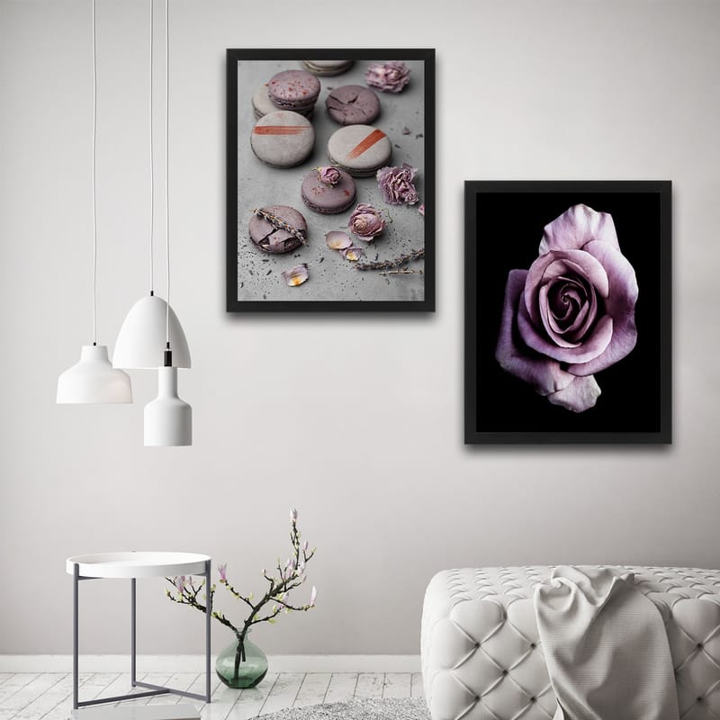 Dekorativ InnRammemet maling 2-Deler 30x40 cm - Flerfarget - Innredning - Bilder & kunst - Lerretsbilder