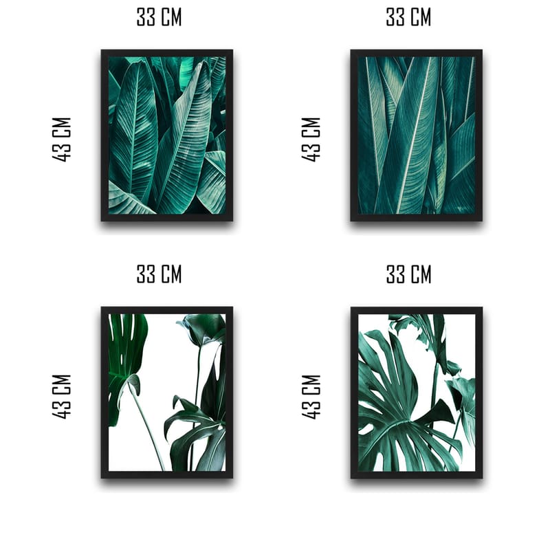 Dekorativ InnRammemet maling 30x40 cm - Flerfarget - Innredning - Bilder & kunst - Lerretsbilder