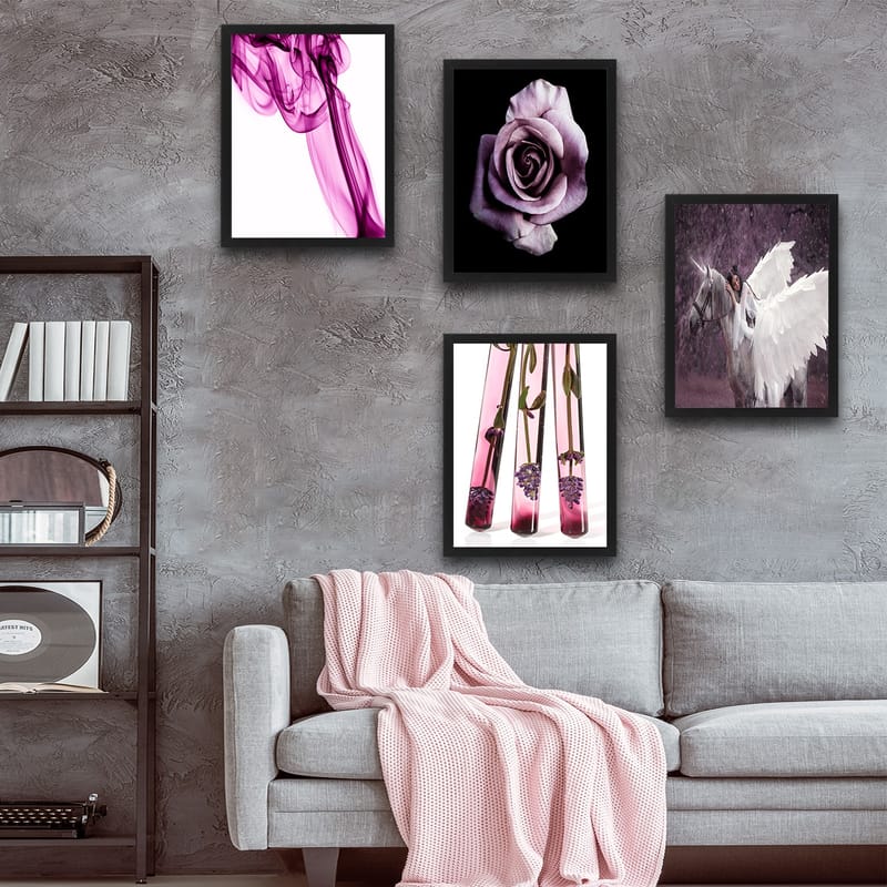 Dekorativ InnRammemet maling 30x40 cm - Flerfarget - Innredning - Bilder & kunst - Lerretsbilder