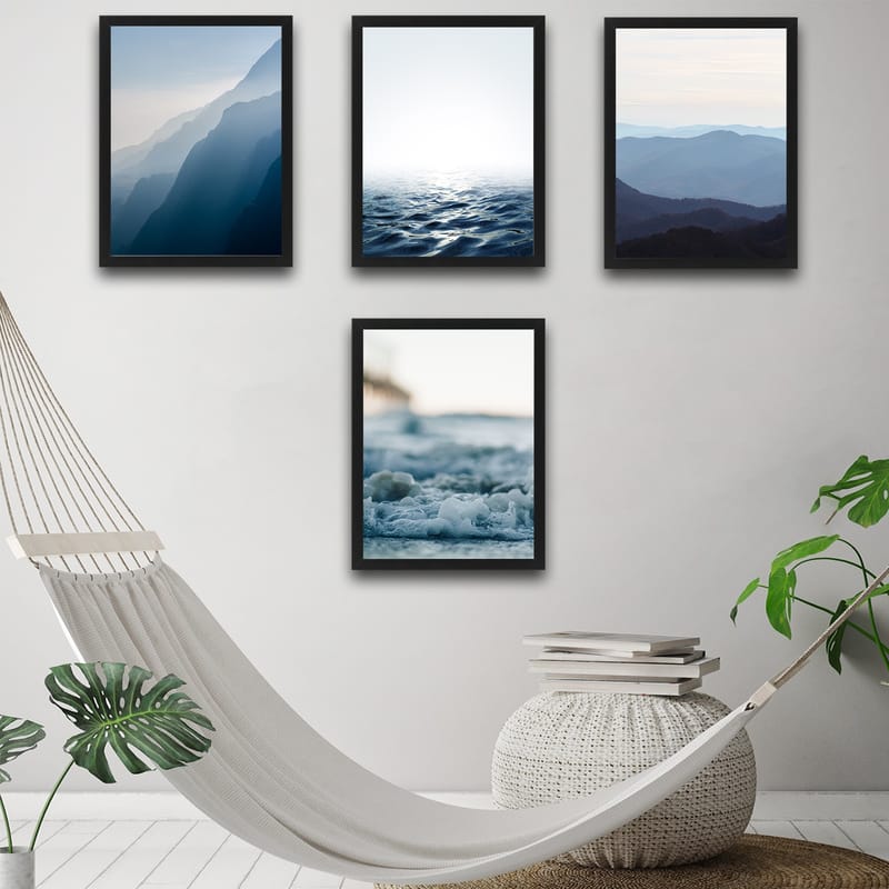 Dekorativ InnRammemet maling 30x40 cm - Flerfarget - Innredning - Bilder & kunst - Lerretsbilder