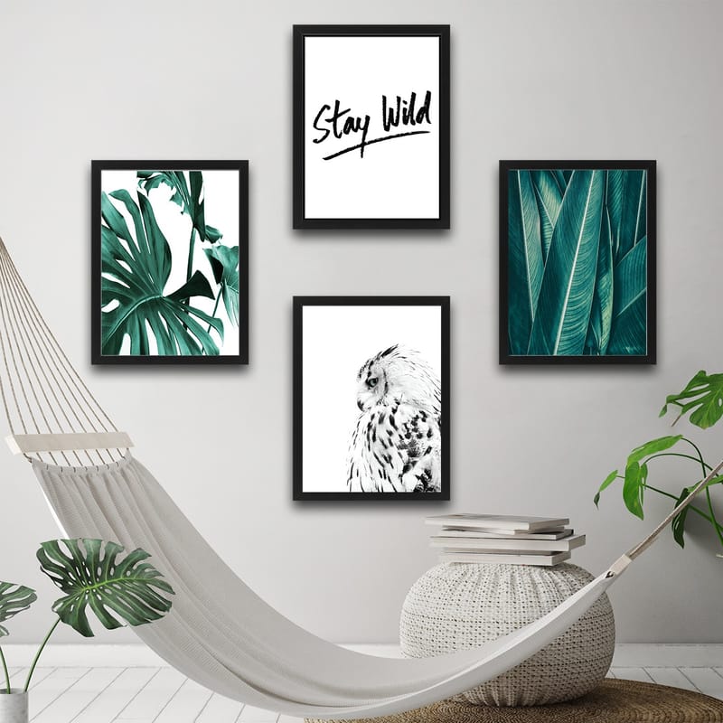 Dekorativ InnRammemet maling 30x40 cm - Flerfarget - Innredning - Bilder & kunst - Lerretsbilder
