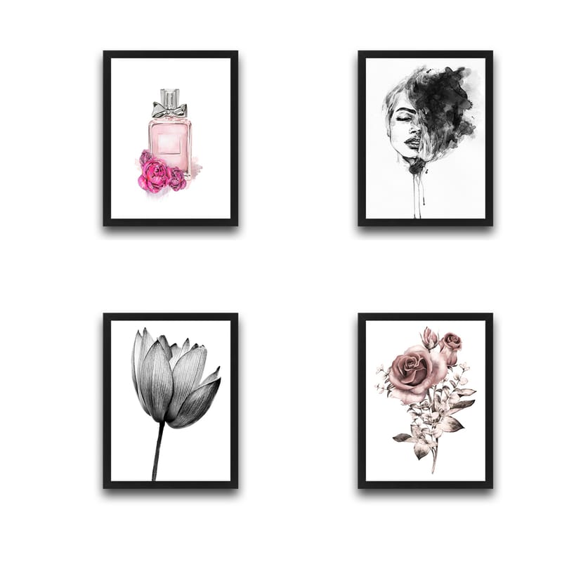 Dekorativ InnRammemet maling 30x40 cm - Flerfarget - Innredning - Bilder & kunst - Lerretsbilder