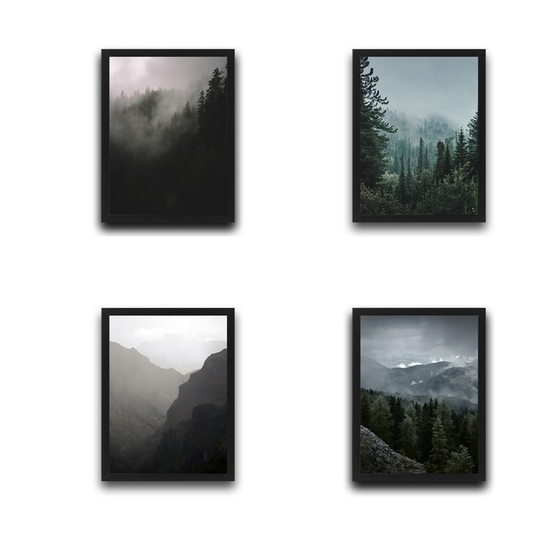 Dekorativ InnRammemet maling 30x40 cm - Flerfarget - Innredning - Bilder & kunst - Lerretsbilder