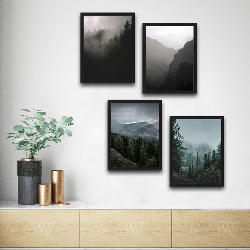 Dekorativ InnRammemet maling 30x40 cm - Flerfarget - Innredning - Bilder & kunst - Lerretsbilder