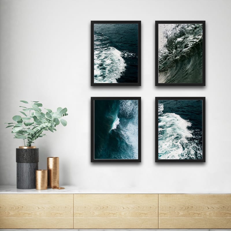Dekorativ InnRammemet maling 30x40 cm - Flerfarget - Innredning - Bilder & kunst - Lerretsbilder