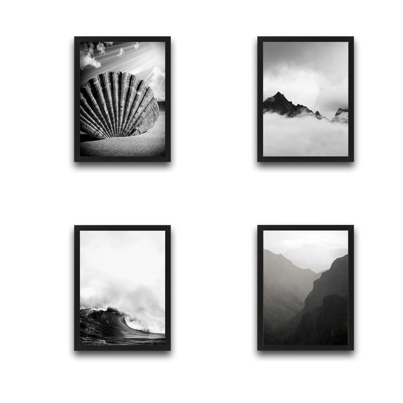Dekorativ InnRammemet maling 30x40 cm - Flerfarget - Innredning - Bilder & kunst - Lerretsbilder