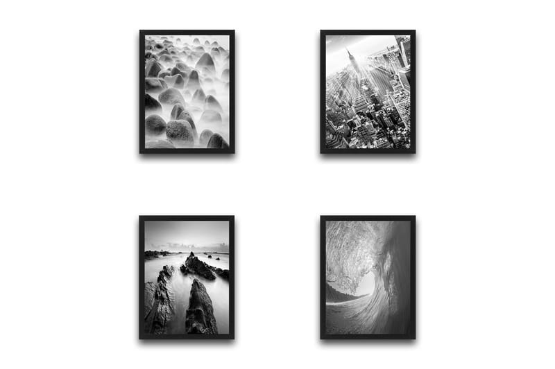 Dekorativ InnRammemet maling 30x40 cm - Flerfarget - Innredning - Bilder & kunst - Lerretsbilder