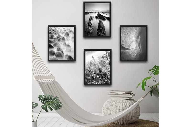 Dekorativ InnRammemet maling 30x40 cm - Flerfarget - Innredning - Bilder & kunst - Lerretsbilder