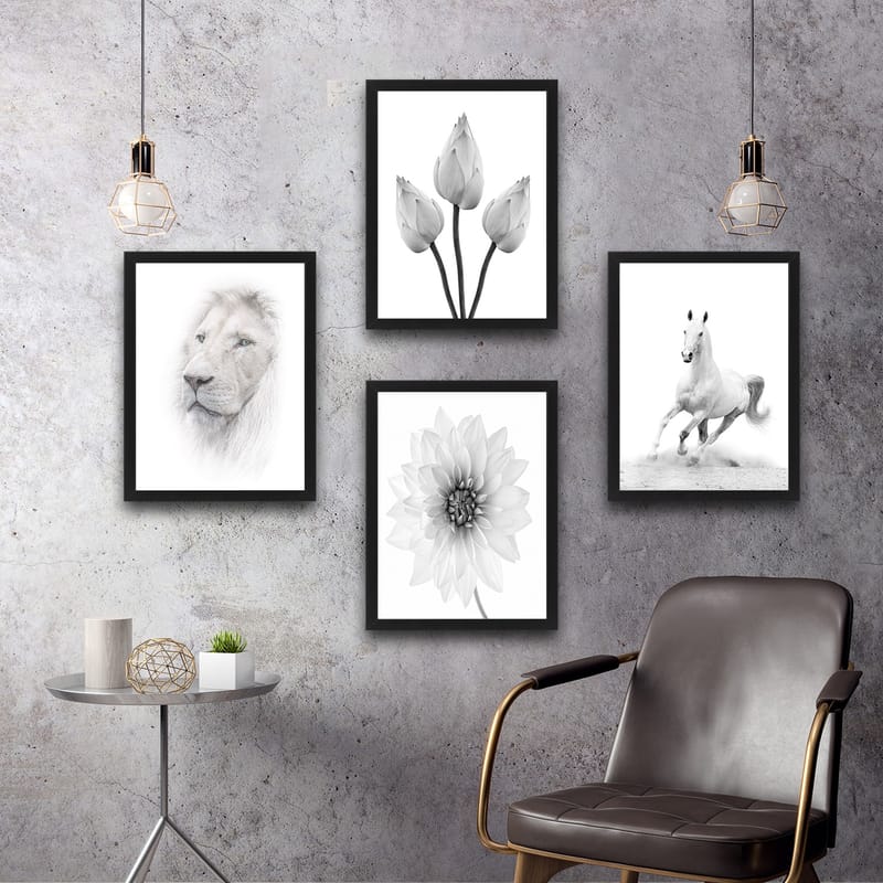 Dekorativ InnRammemet maling 30x40 cm - Flerfarget - Innredning - Bilder & kunst - Lerretsbilder