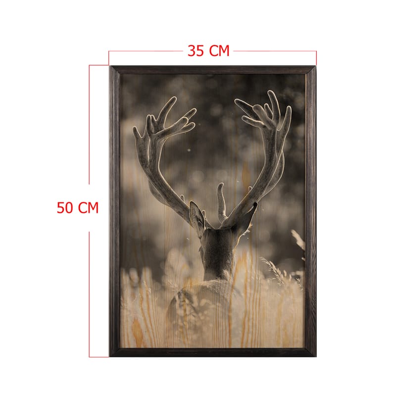 Dekorativ InnRammemet maling 35x50 cm - Flerfarget - Innredning - Bilder & kunst - Lerretsbilder
