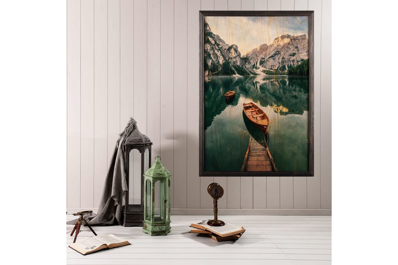 Dekorativ InnRammemet maling 35x50 cm - Flerfarget - Innredning - Bilder & kunst - Lerretsbilder