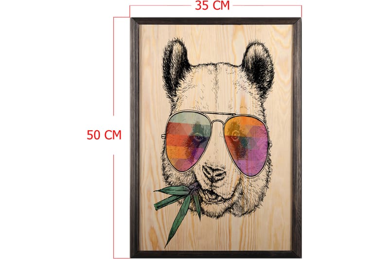 Dekorativ InnRammemet maling 35x50 cm - Flerfarget - Innredning - Bilder & kunst - Lerretsbilder