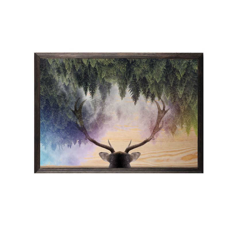 Dekorativ InnRammemet maling 35x50 cm - Flerfarget - Innredning - Bilder & kunst - Lerretsbilder