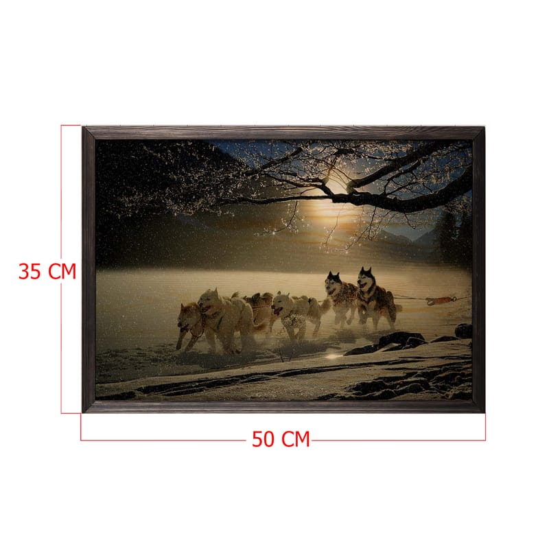 Dekorativ InnRammemet maling 35x50 cm - Flerfarget - Innredning - Bilder & kunst - Lerretsbilder
