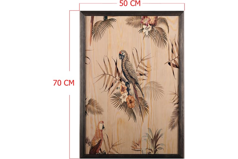 Dekorativ InnRammemet maling 50x70 cm - Flerfarget - Innredning - Bilder & kunst - Lerretsbilder