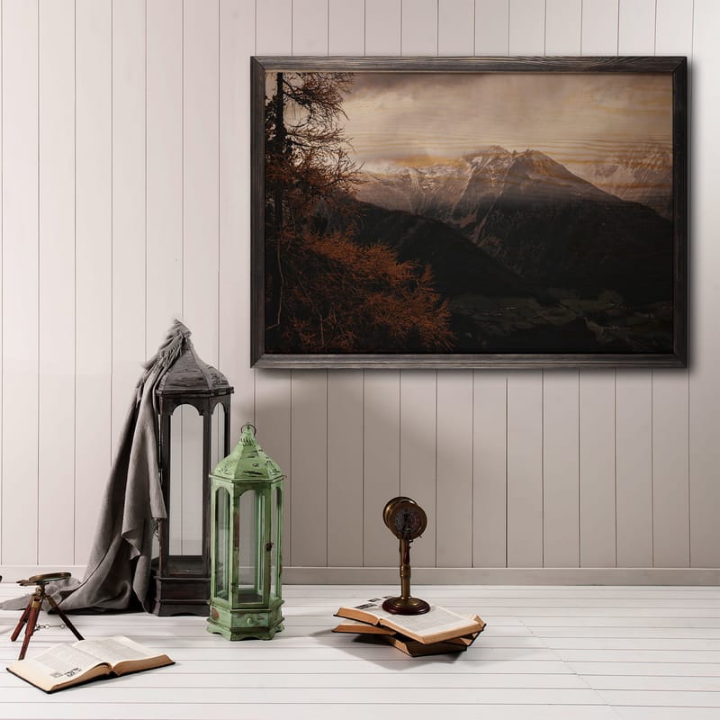 Dekorativ InnRammemet maling 50x70 cm - Flerfarget - Innredning - Bilder & kunst - Lerretsbilder