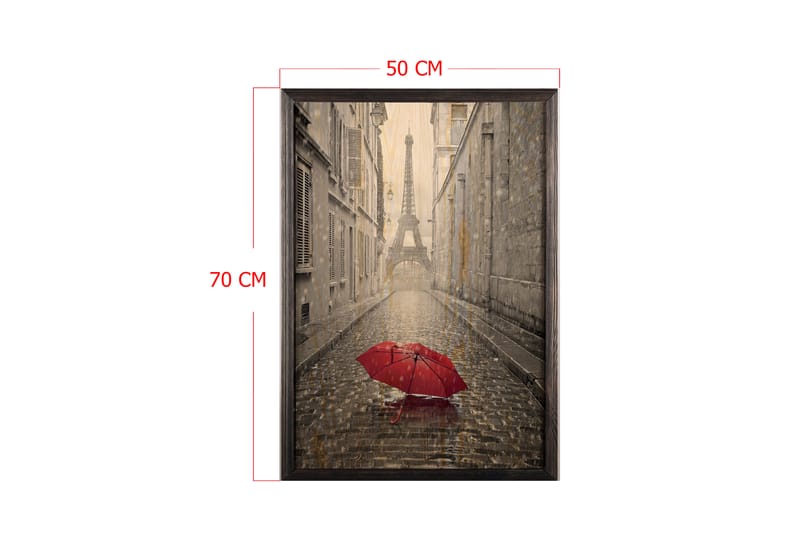 Dekorativ InnRammemet maling 50x70 cm - Flerfarget - Innredning - Bilder & kunst - Lerretsbilder