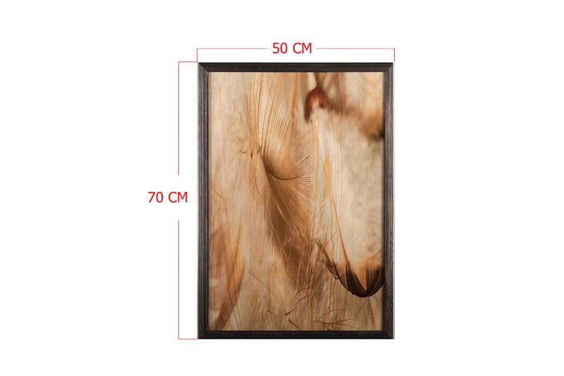 Dekorativ InnRammemet maling 50x70 cm - Flerfarget - Innredning - Bilder & kunst - Lerretsbilder
