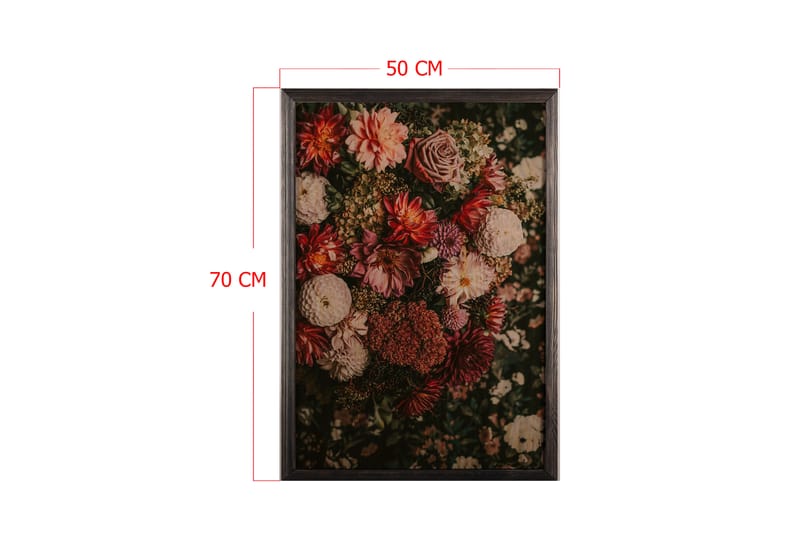 Dekorativ InnRammemet maling 50x70 cm - Flerfarget - Innredning - Bilder & kunst - Lerretsbilder