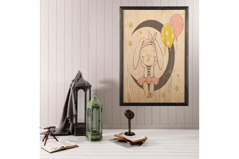 Dekorativ InnRammemet maling 50x70 cm - Flerfarget - Innredning - Bilder & kunst - Lerretsbilder