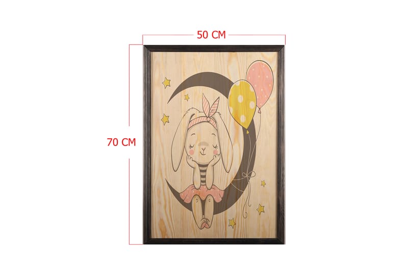 Dekorativ InnRammemet maling 50x70 cm - Flerfarget - Innredning - Bilder & kunst - Lerretsbilder