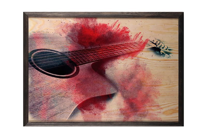 Dekorativ InnRammemet maling 50x70 cm - Flerfarget - Innredning - Bilder & kunst - Lerretsbilder