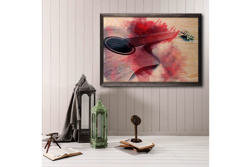 Dekorativ InnRammemet maling 50x70 cm - Flerfarget - Innredning - Bilder & kunst - Lerretsbilder