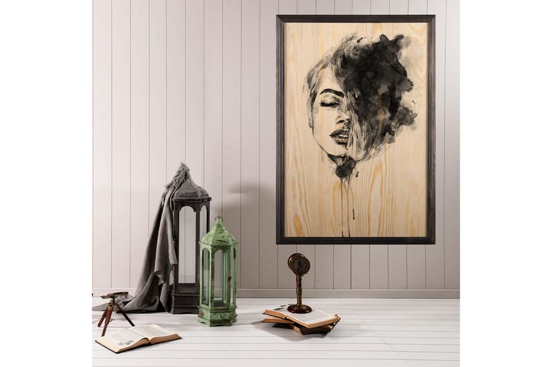 Dekorativ InnRammemet maling 50x70 cm - Flerfarget - Innredning - Bilder & kunst - Lerretsbilder