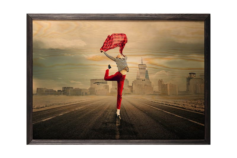 Dekorativ InnRammemet maling 50x70 cm - Flerfarget - Innredning - Bilder & kunst - Lerretsbilder
