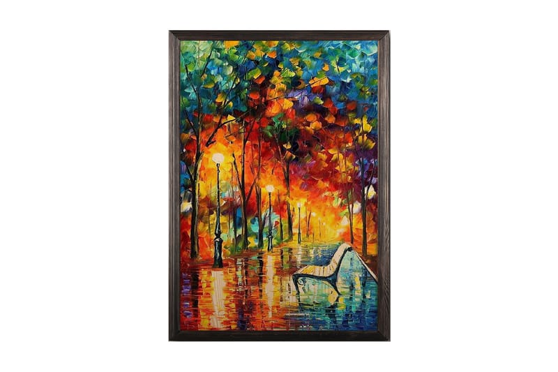 Dekorativ InnRammemet maling 50x70 cm - Flerfarget - Innredning - Bilder & kunst - Lerretsbilder