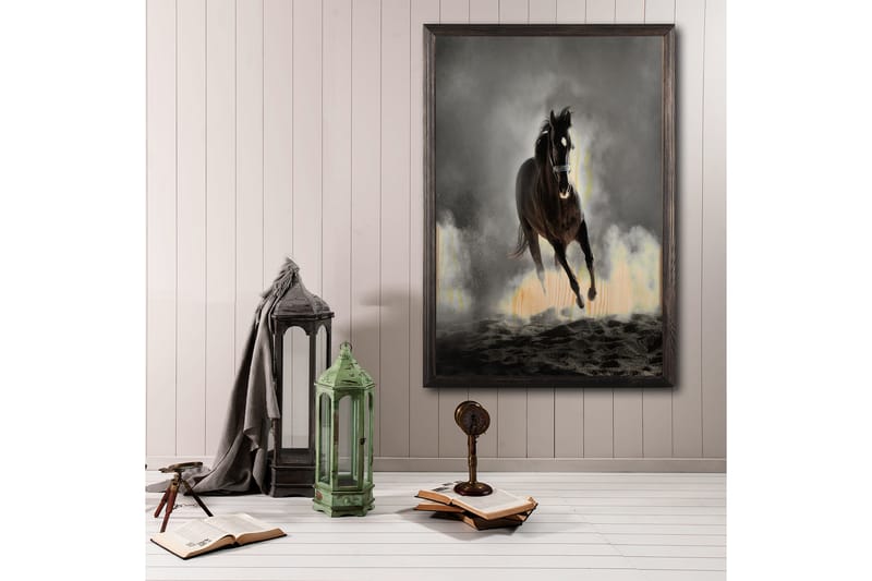 Dekorativ InnRammemet maling 50x70 cm - Flerfarget - Innredning - Bilder & kunst - Lerretsbilder