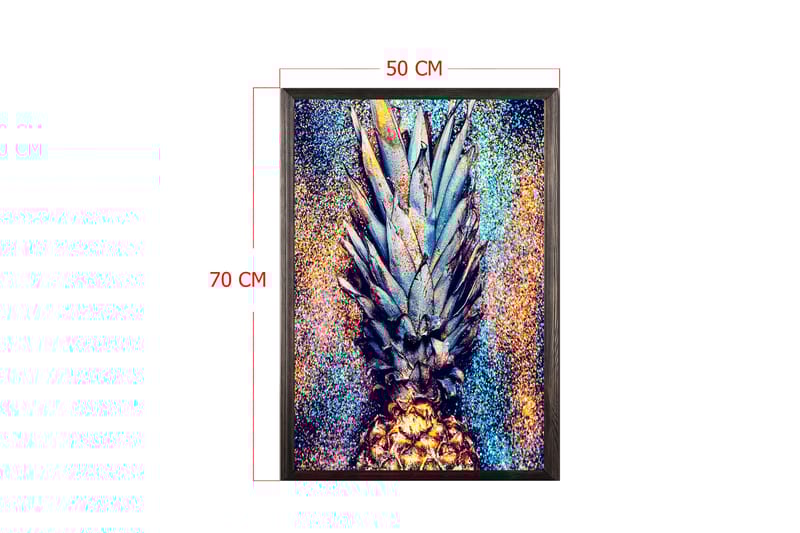 Dekorativ InnRammemet maling 50x70 cm - Flerfarget - Innredning - Bilder & kunst - Lerretsbilder